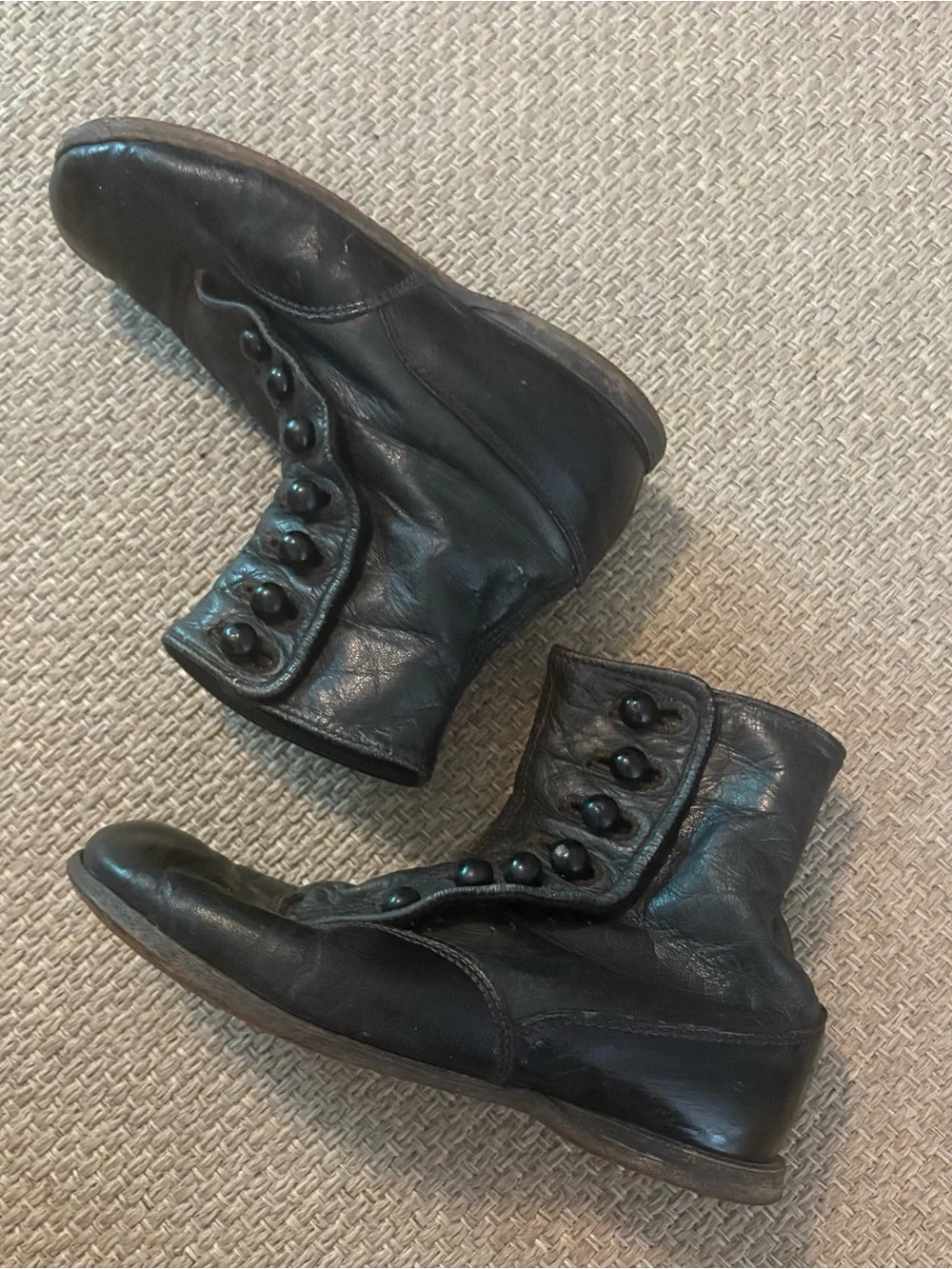 Beautiful Authentic Antique Victorian / Edwardian Children's High Button Boots